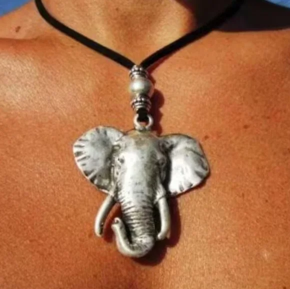 Elephant Head Necklace - Picture 2 of 5
